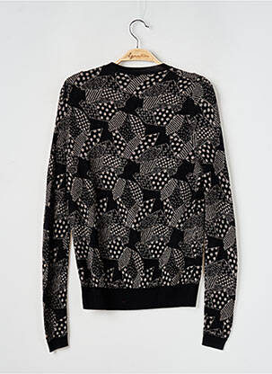 Pulover elasticitate mâneci lungi negru THE KOOPLES femeie