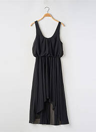 Rochie midi țesătură crep fără mâneci negru VINTAGE LOVE femme