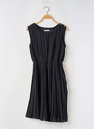 Rochie scurtă fără mâneci fără mâneci negru SUNCOO femeie