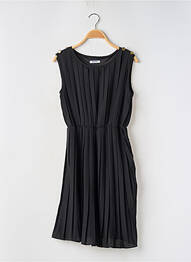 Rochie scurtă croială evazată fără mâneci negru SUNCOO femme