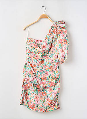 Rochie scurtă mâneci 3/4 mâneci 3/4 roz ZARA femme