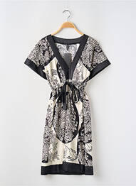 Rochie scurtă mâneci scurte mâneci scurte bej NAF NAF femme