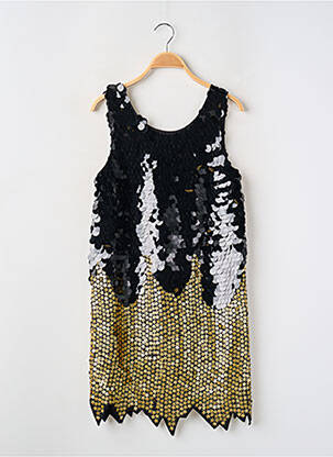 Rochie scurtă croială fluidă fără mâneci negru MANOUSH femeie