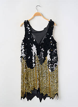 Rochie scurtă croială fluidă fără mâneci negru MANOUSH femeie