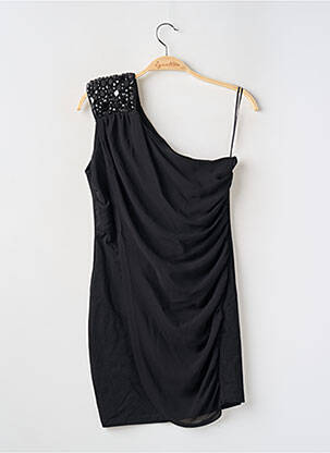 Rochie scurtă fără mâneci fără mâneci negru LOHAS femeie