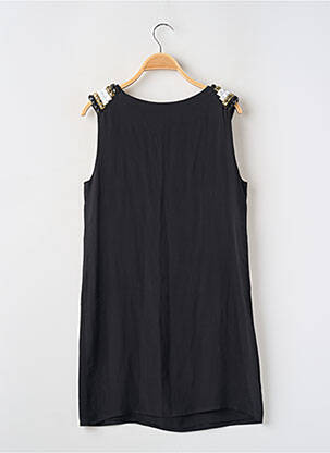 Rochie scurtă fără mâneci fără mâneci negru ELLA LUNA femeie