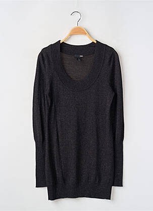 Pulover strânsă pe partea de jos mâneci lungi negru H&M femeie