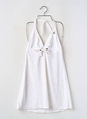 Rochie scurtă alb RALPH LAUREN femeie