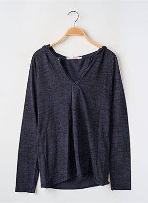 Tricou mâneci lungi mâneci lungi albastru BERENICE femeie