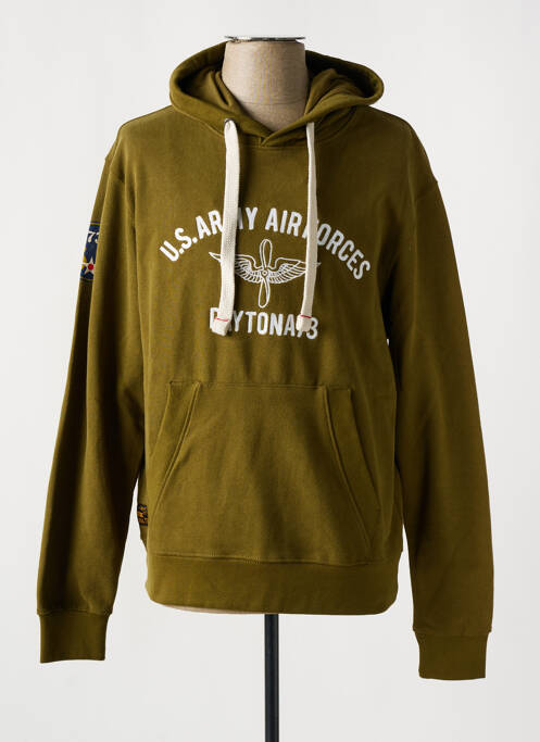 Hanorac cu glugă verde DAYTONA bărbat