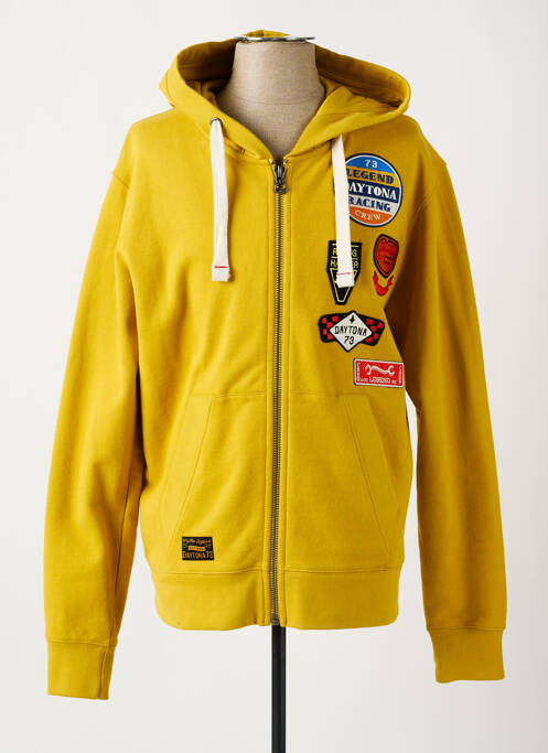 Hanorac cu glugă galben DAYTONA bărbat