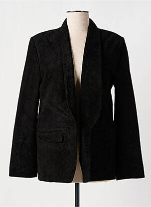 Geacă din piele negru ROSE GARDEN femeie