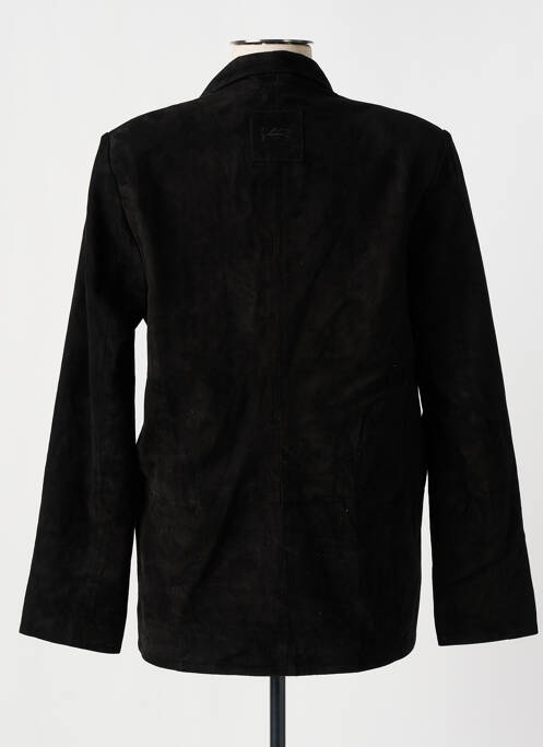 Geacă din piele negru ROSE GARDEN femeie