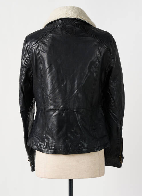 Geacă din piele negru ROSE GARDEN femeie