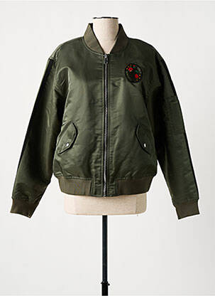 Geacă verde ROSE GARDEN femeie