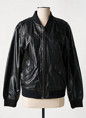 Geacă din piele negru ROSE GARDEN femeie