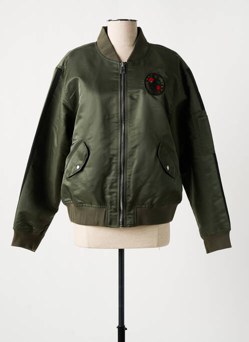 Geacă verde ROSE GARDEN femeie