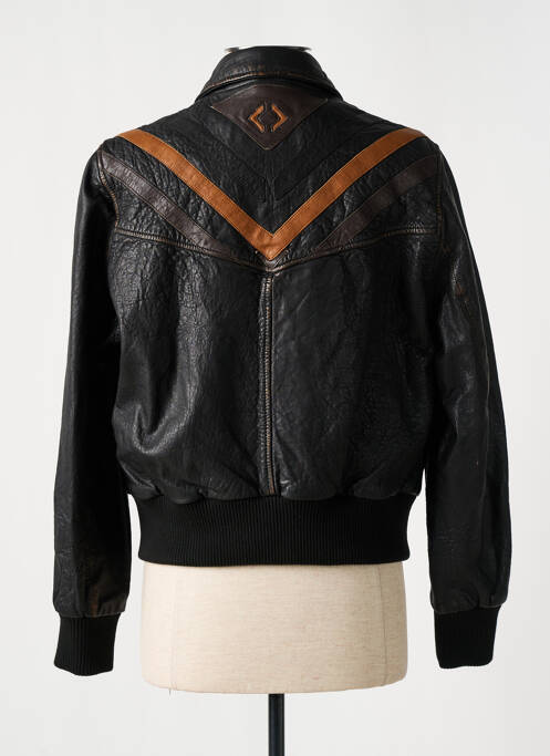 Geacă din piele negru ROSE GARDEN femeie