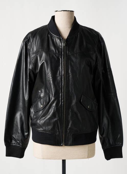 Geacă din piele negru ROSE GARDEN femeie