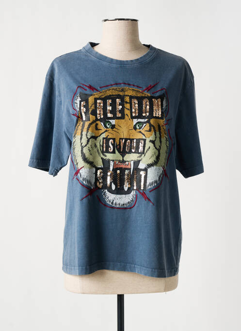 Tricou albastru ROSE GARDEN femeie