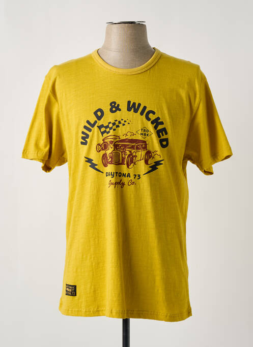 Tricou galben DAYTONA bărbat