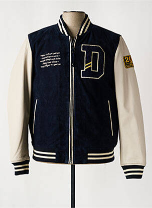 Geacă din piele albastru DAYTONA bărbat