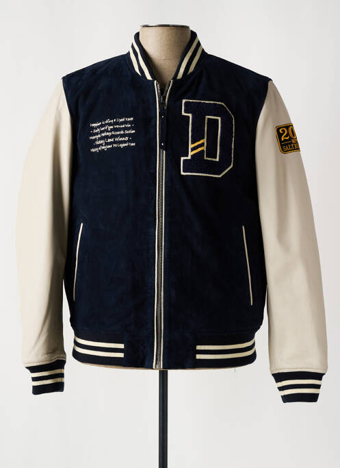 Geacă din piele albastru DAYTONA bărbat