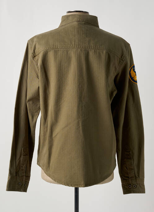 Cămașă cu mâneci lungi verde DAYTONA bărbat