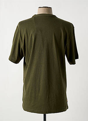 Tricou croială dreaptă mâneci scurte verde DAYTONA bărbat