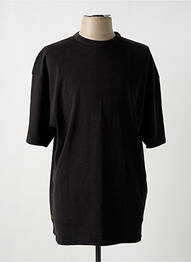 Tricou croială dreaptă mâneci scurte negru DAYTONA homme