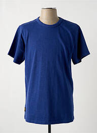 Tricou croială dreaptă mâneci scurte albastru deschis DAYTONA bărbat