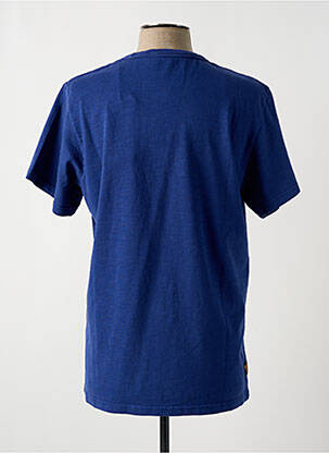 Tricou croială dreaptă mâneci scurte albastru deschis DAYTONA bărbat