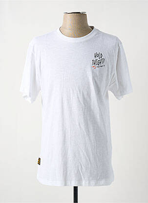 Tricou alb DAYTONA bărbat