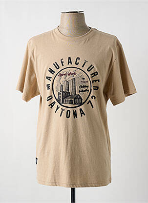 Tricou bej DAYTONA bărbat