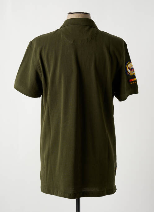 Polo croială dreaptă mâneci scurte verde DAYTONA homme