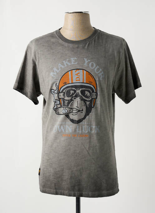 Tricou gri DAYTONA bărbat