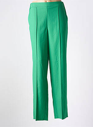 Pantalon drept elasticitate mărime normală verde JULIE GUERLANDE femeie