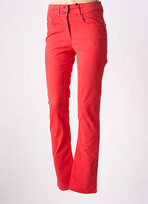Pantalon drept roșu JULIE GUERLANDE femeie