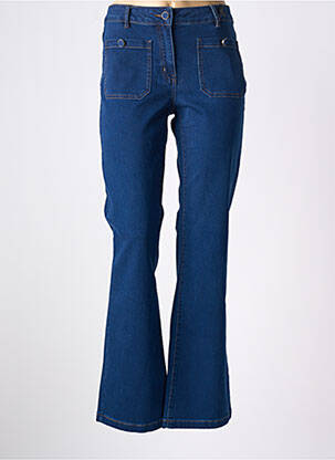 Blugi cu croială evazată albastru JULIE GUERLANDE femeie