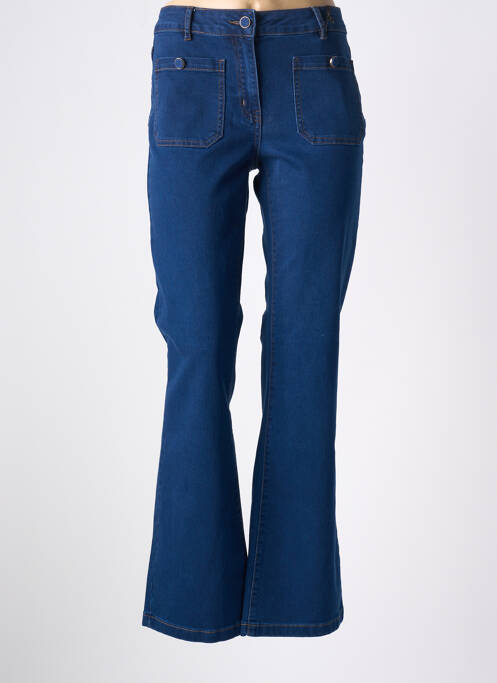 Blugi cu croială evazată albastru JULIE GUERLANDE femeie