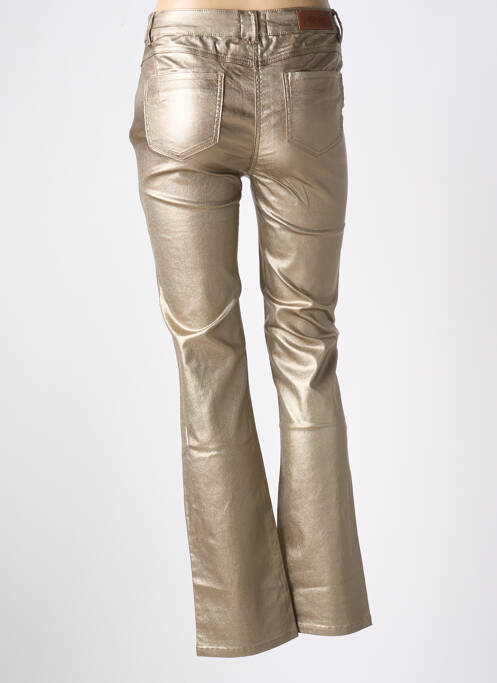 Pantalon drept auriu JULIE GUERLANDE femeie