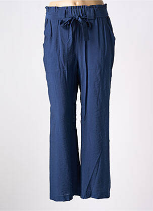 Pantalon larg albastru C'EST BEAU LA VIE femeie