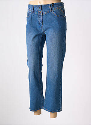 Blugi cu croială dreaptă albastru JULIE GUERLANDE femeie