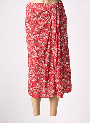 Fustă midi roșu C'EST BEAU LA VIE femeie
