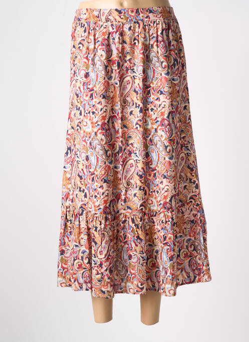 Fustă midi portocaliu JULIE GUERLANDE femeie