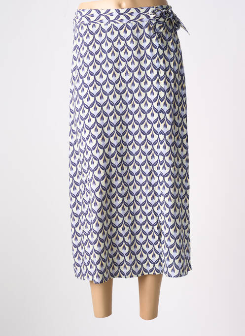 Fustă midi albastru JULIE GUERLANDE femeie