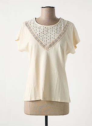 Top bej JULIE ENOY femeie