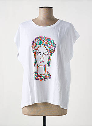 Tricou alb JULIE GUERLANDE femeie