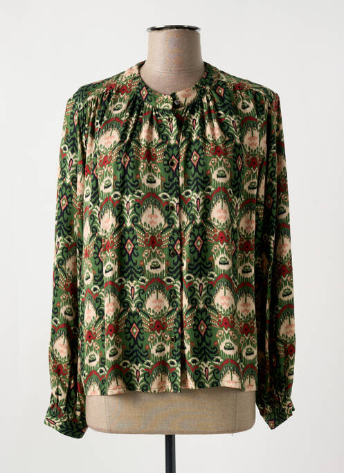 Cămașă verde C'EST BEAU LA VIE femeie