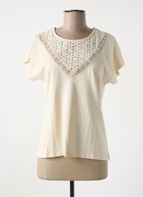 Top bej JULIE ENOY femeie